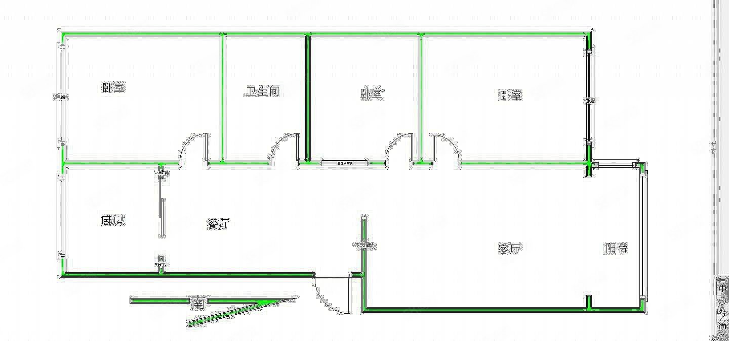 紫东花园3室2厅1卫138㎡南北98万