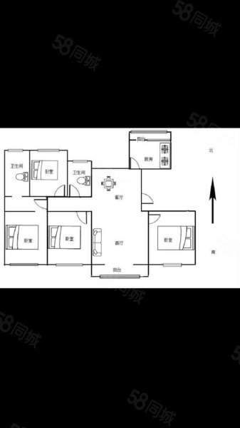 海志府4室2厅2卫138.78㎡南北450万