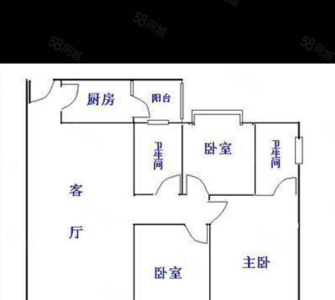 顺德碧桂园芷兰湾3室2厅2卫96.89㎡南北120万