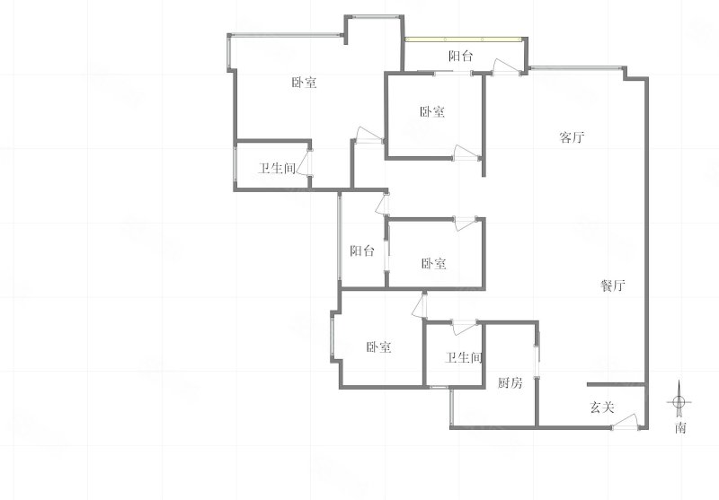 华润中央公园4室2厅2卫167㎡南220万