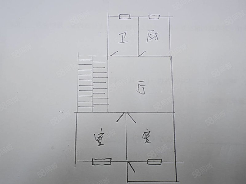 翠柏一里2室1厅1卫51.34㎡南北115万