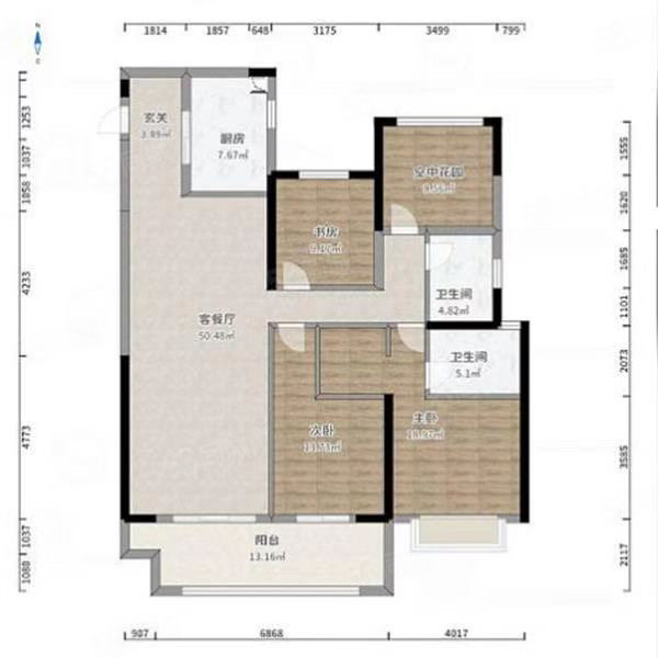 文化新村(溧阳)3室2厅2卫101㎡南119.8万