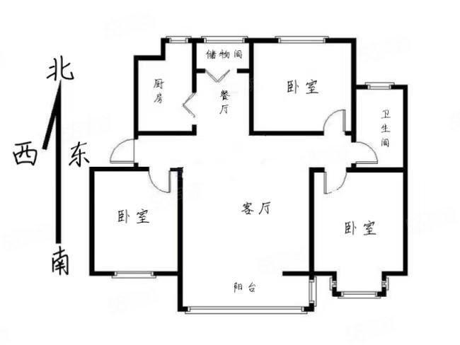 青山溪语3室2厅2卫122.6㎡南北112万