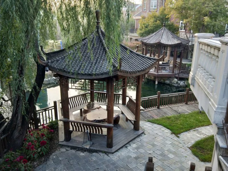 北京壹号庄园东入户西花园600平米邻水系客厅挑空次邻老河湾