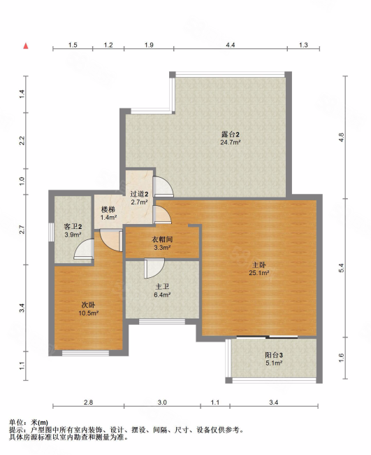 叠墅 使用面积超300平米 带80平米露台,龙光玖珑府-柳州58同城