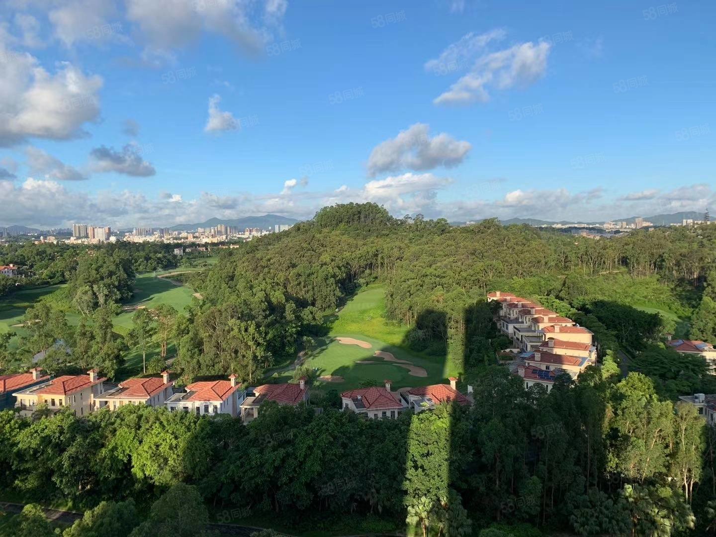 5大房一线高尔夫景,南向精装,观澜湖新城站地铁,观澜豪园观景赛维纳