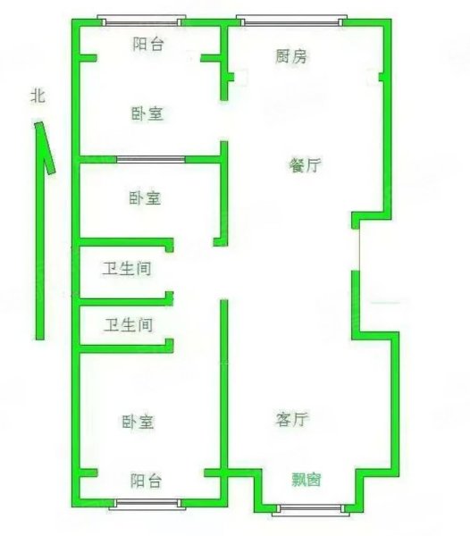 阳光盛景3室2厅2卫119㎡南北79.8万