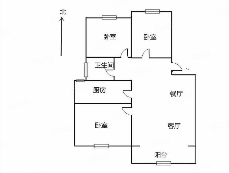 天一仁和郡4室2厅2卫100㎡南北118万