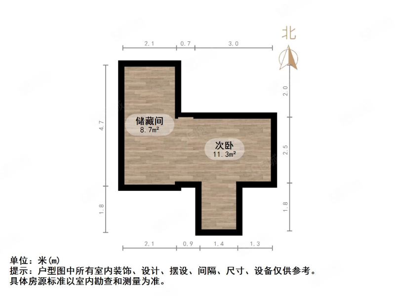 文博家园3室1厅1卫120㎡南北170万