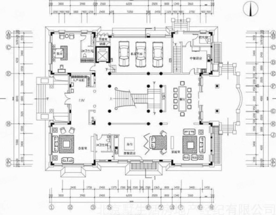 財富公館6室3廳7衛(wèi)1580㎡南北6300萬