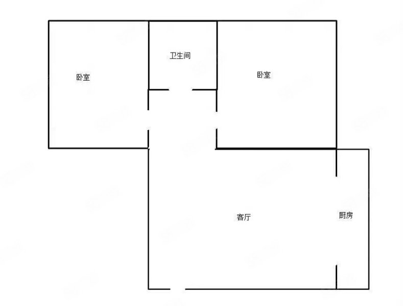 中和街39号小区2室0厅1卫57㎡南北33.2万