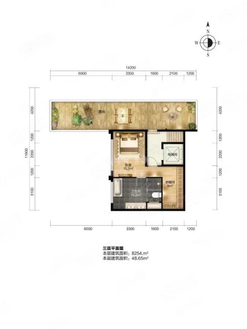 优山美地(D区)4室2厅3卫366㎡南北2300万