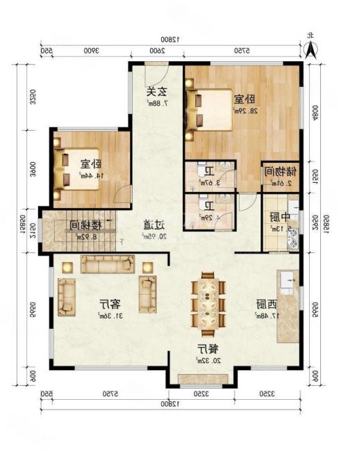 东山墅4室5厅4卫508㎡东9500万