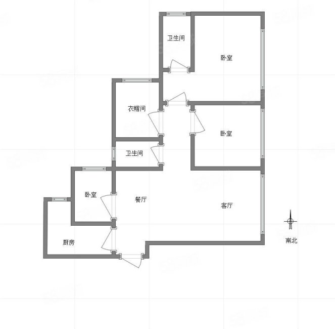 东原D7区(2期)3室2厅2卫115.82㎡南183万