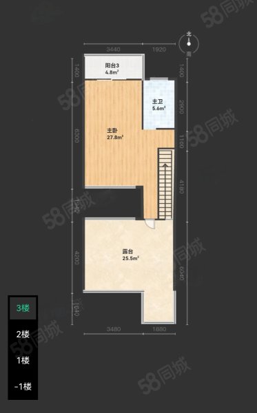 经园小区(别墅)5室3厅3卫185㎡南北460万