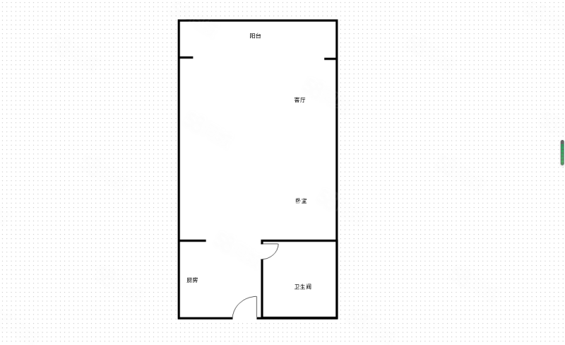 凤岭名园1室0厅1卫41㎡北60万