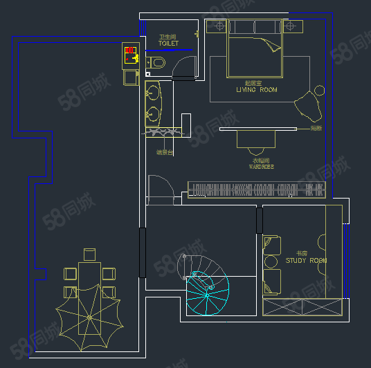 秀江外滩(一期)5室2厅3卫180.42㎡南北82万