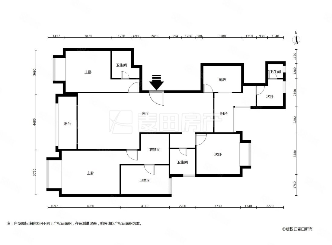 宝龙御湖官邸(公寓住宅)4室2厅4卫199.31㎡西1400万