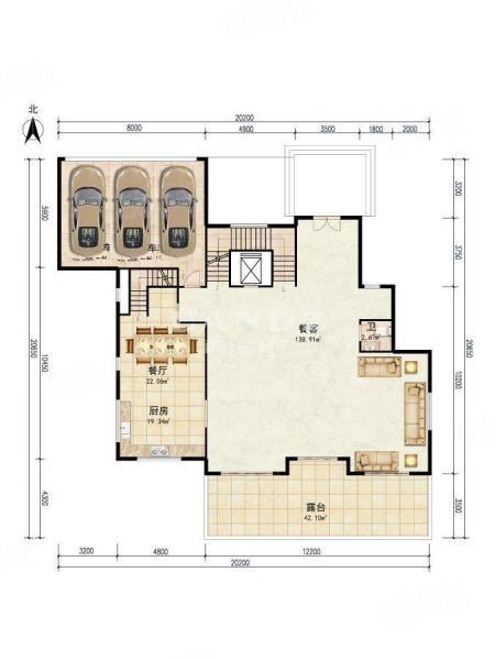 丽宫别墅5室3厅8卫1057㎡南10900万