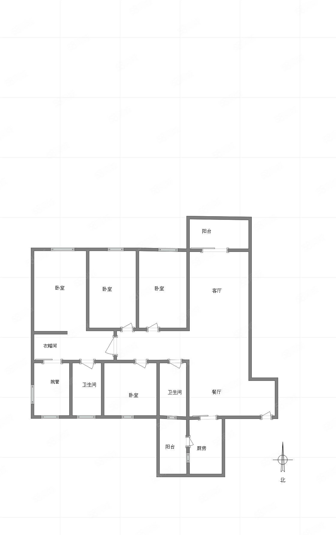 恒大雅苑4室2厅2卫149㎡南97万