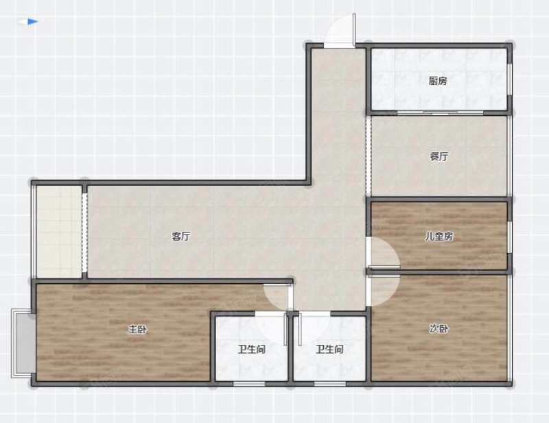 漫城朗御3室2厅2卫115㎡南北70万