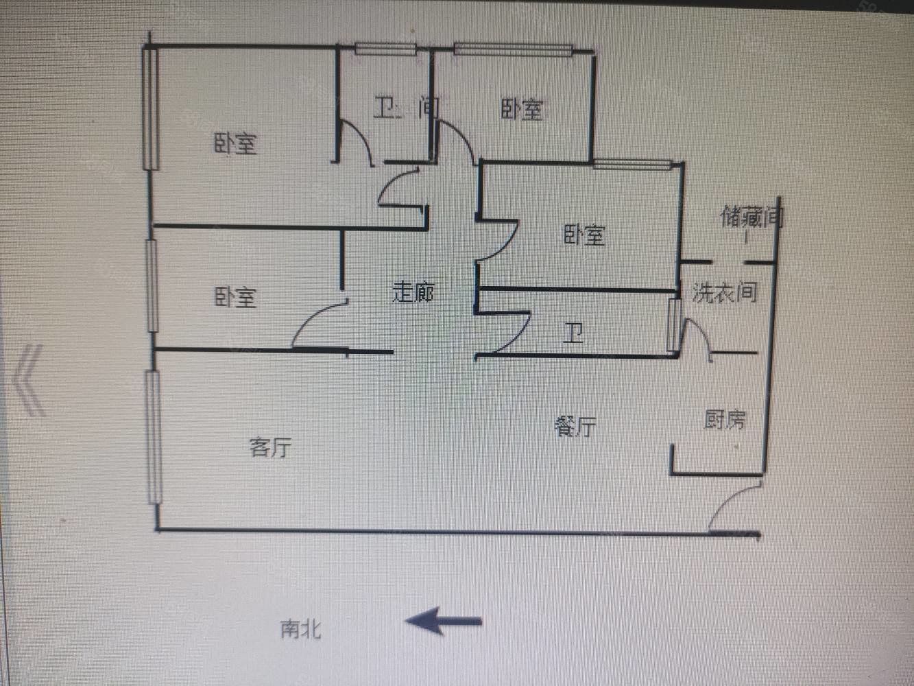 南湖荟4室2厅2卫154㎡南北145万