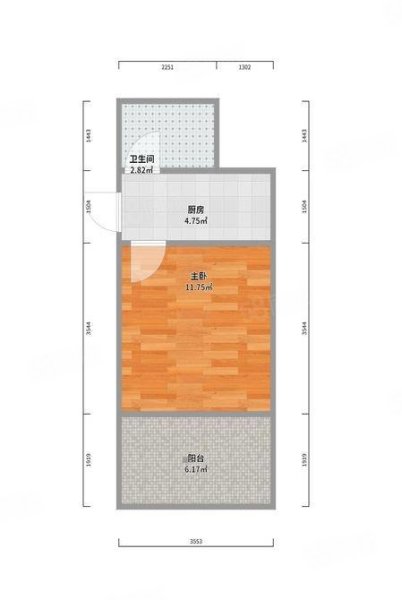 大士院住宅(三区)1室1厅1卫39.5㎡南28万