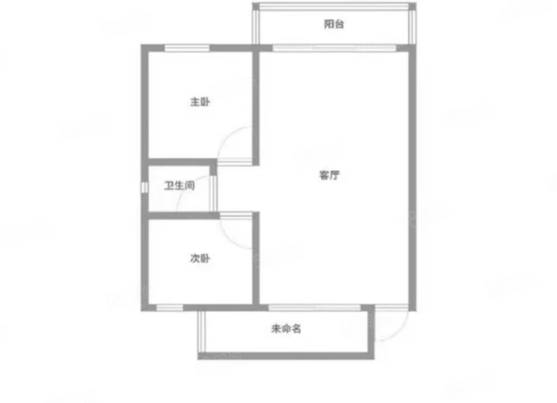 海秀天成2室2厅1卫85.34㎡南北143万