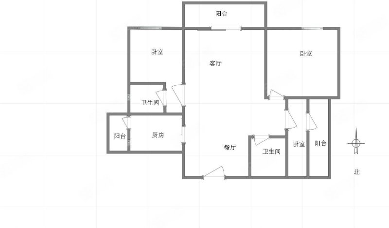 蔡家中央大街(2期)3室2厅2卫97.95㎡东86万