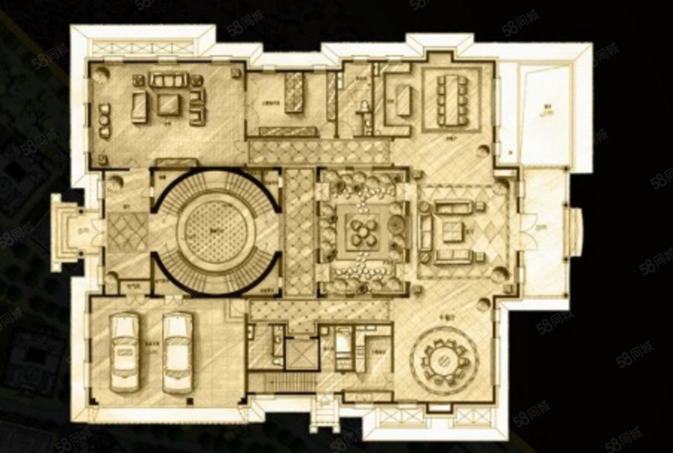 財富公館5室3廳5衛(wèi)1496.75㎡南北8500萬