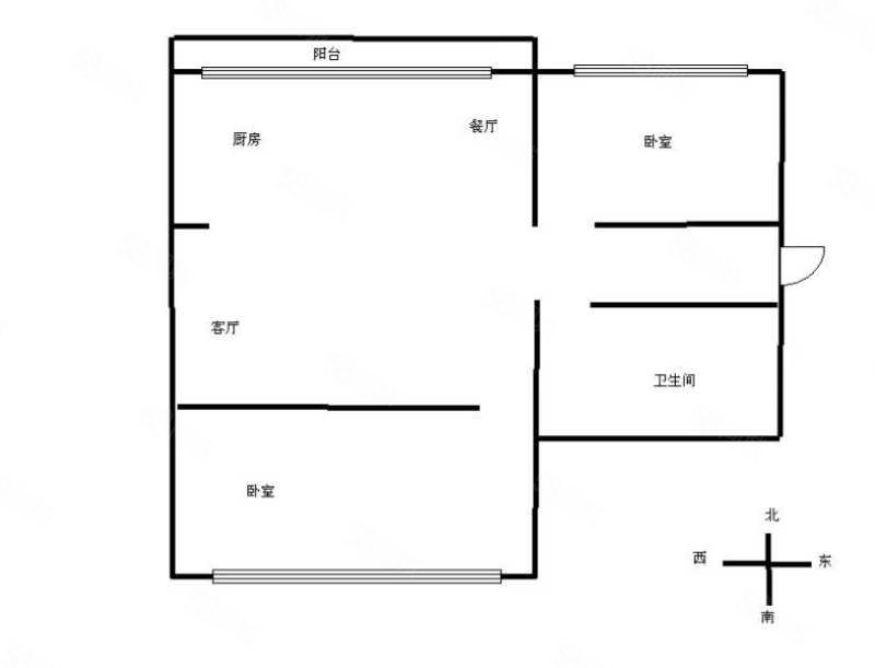 金色橄榄城(一期)2室1厅1卫79.08㎡南北69万