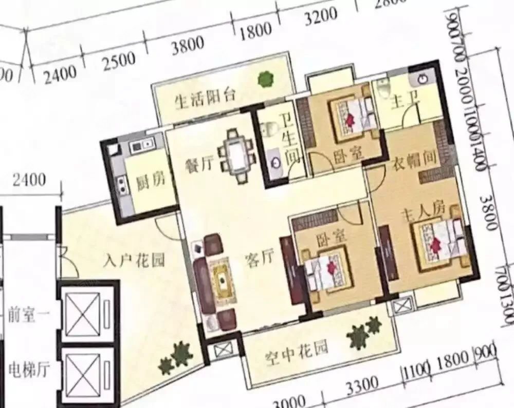 泰湖新城4室2厅2卫150㎡南北128万