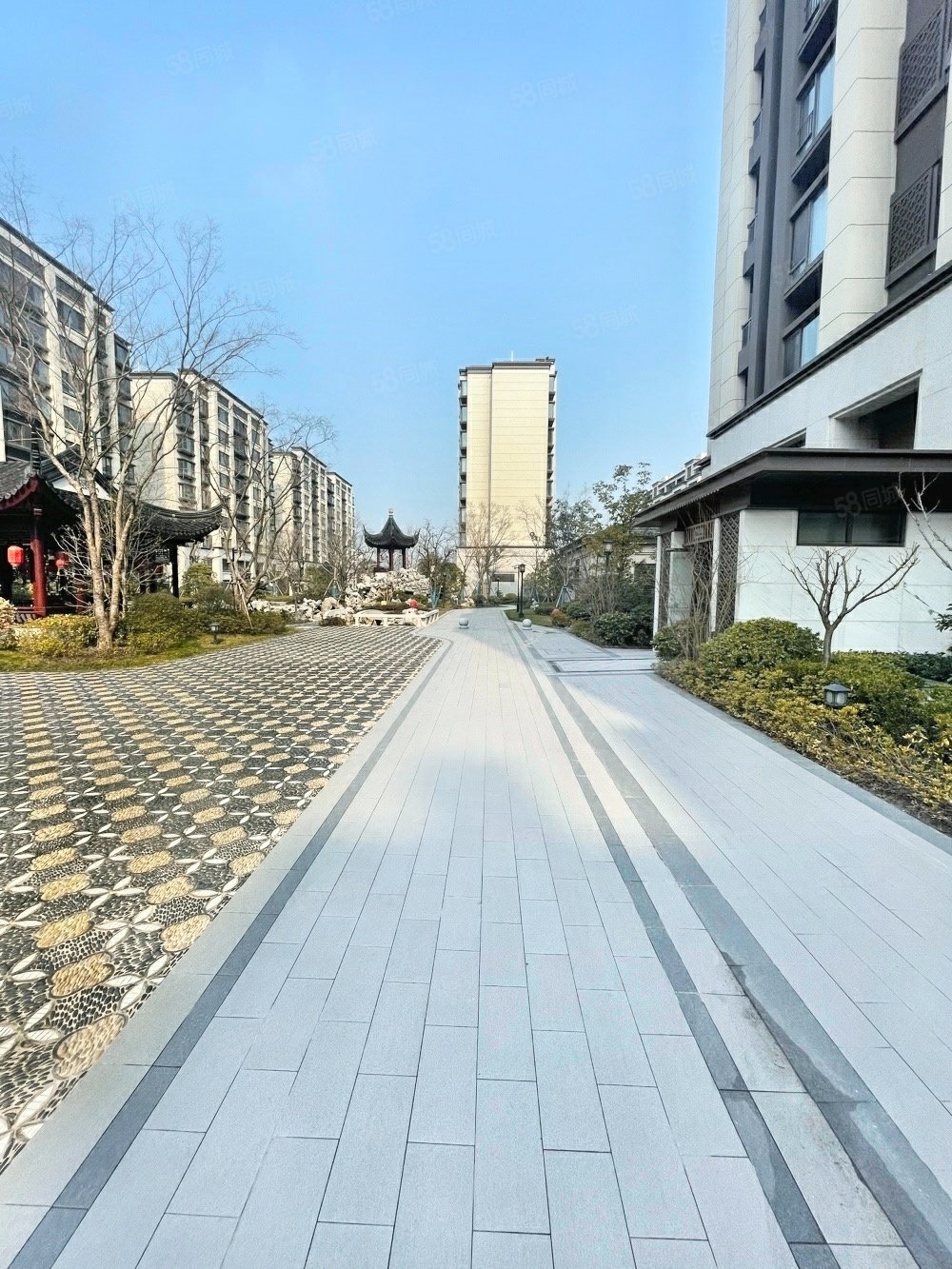太仓新区锦绣朝阳花园万达广场旁近市民公园小区绿化高