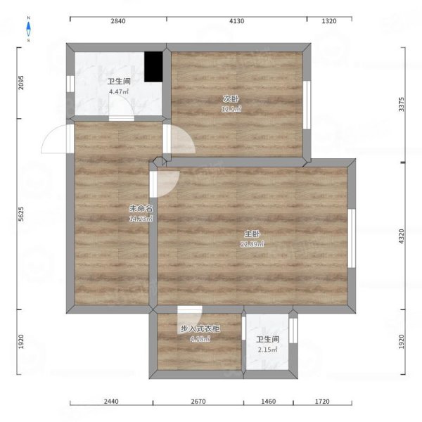 广厦温馨家园3室2厅2卫121.2㎡南北62.8万