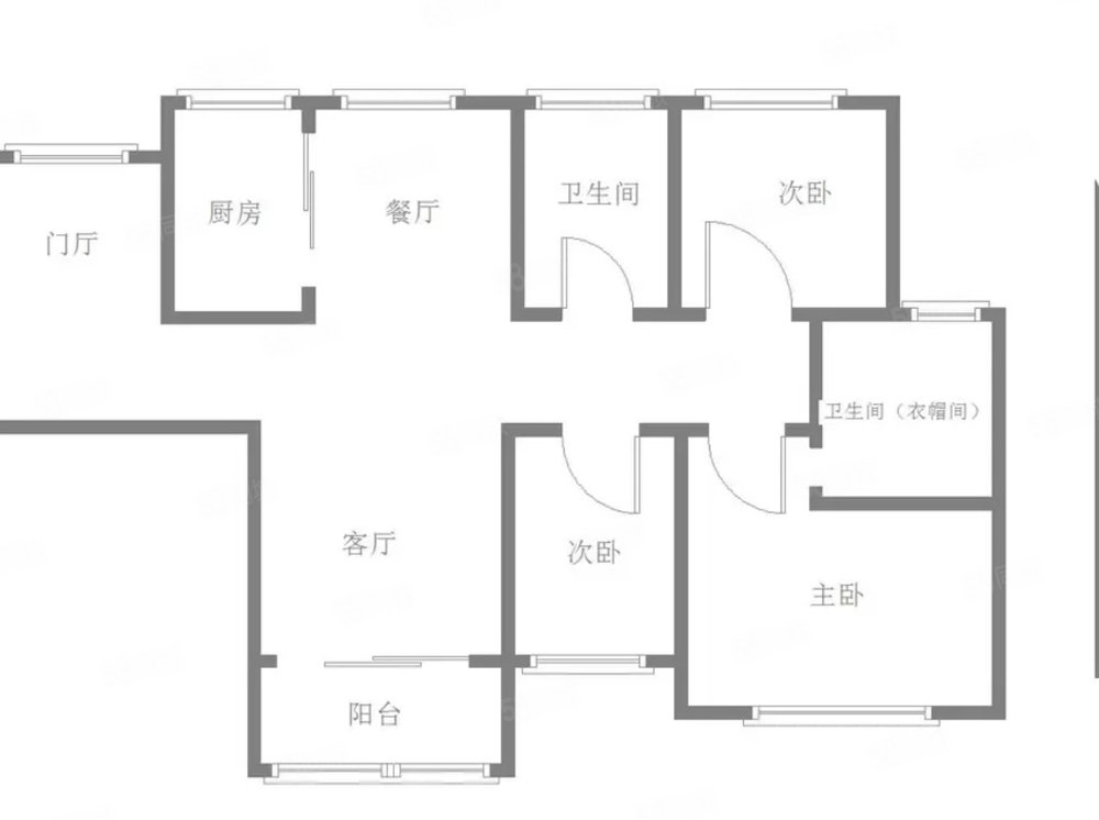 东方美郡3室2厅2卫148.13㎡南北102万