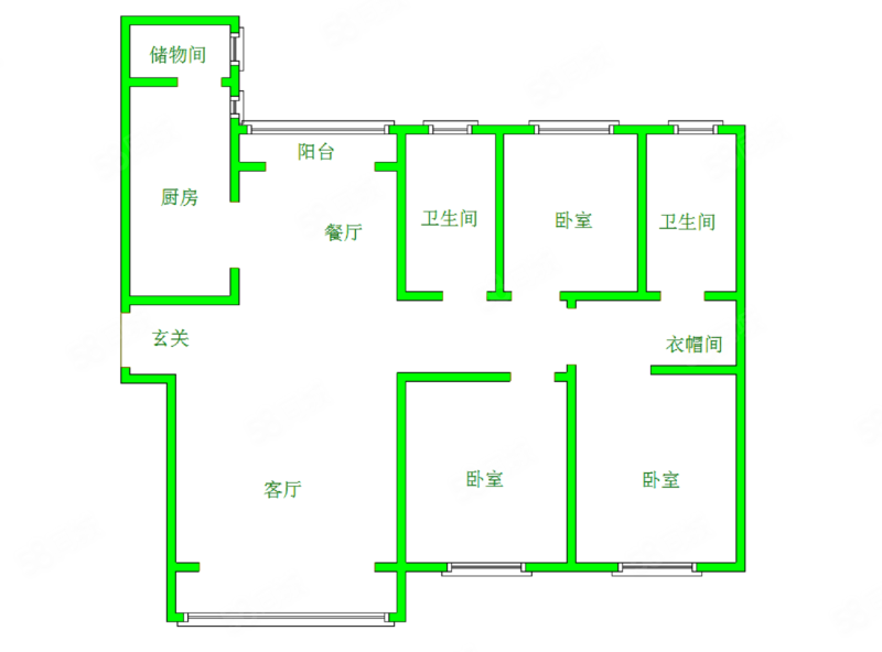 世茂五里河3室2厅2卫190.16㎡南北212万