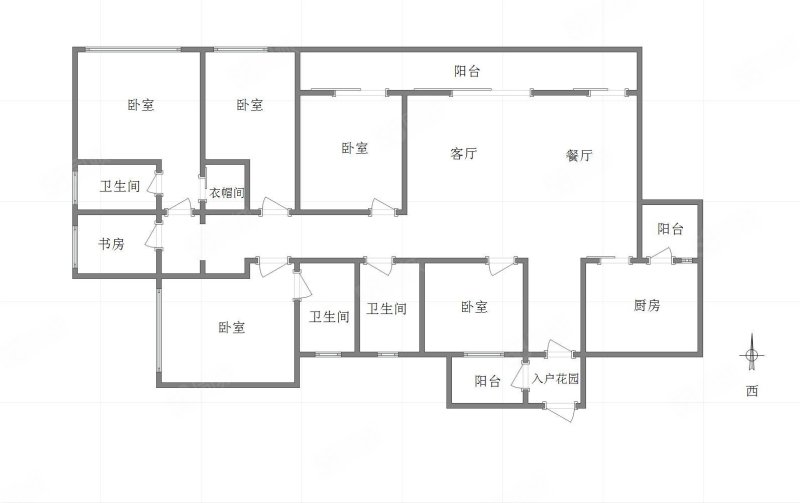 长嘉汇两江峯5室2厅3卫247㎡南780万