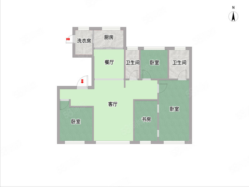 旭辉雍禾府4室2厅2卫152㎡南北335万