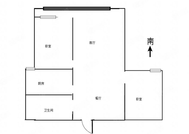 甘报社住宅小区2室2厅1卫98.18㎡南152万