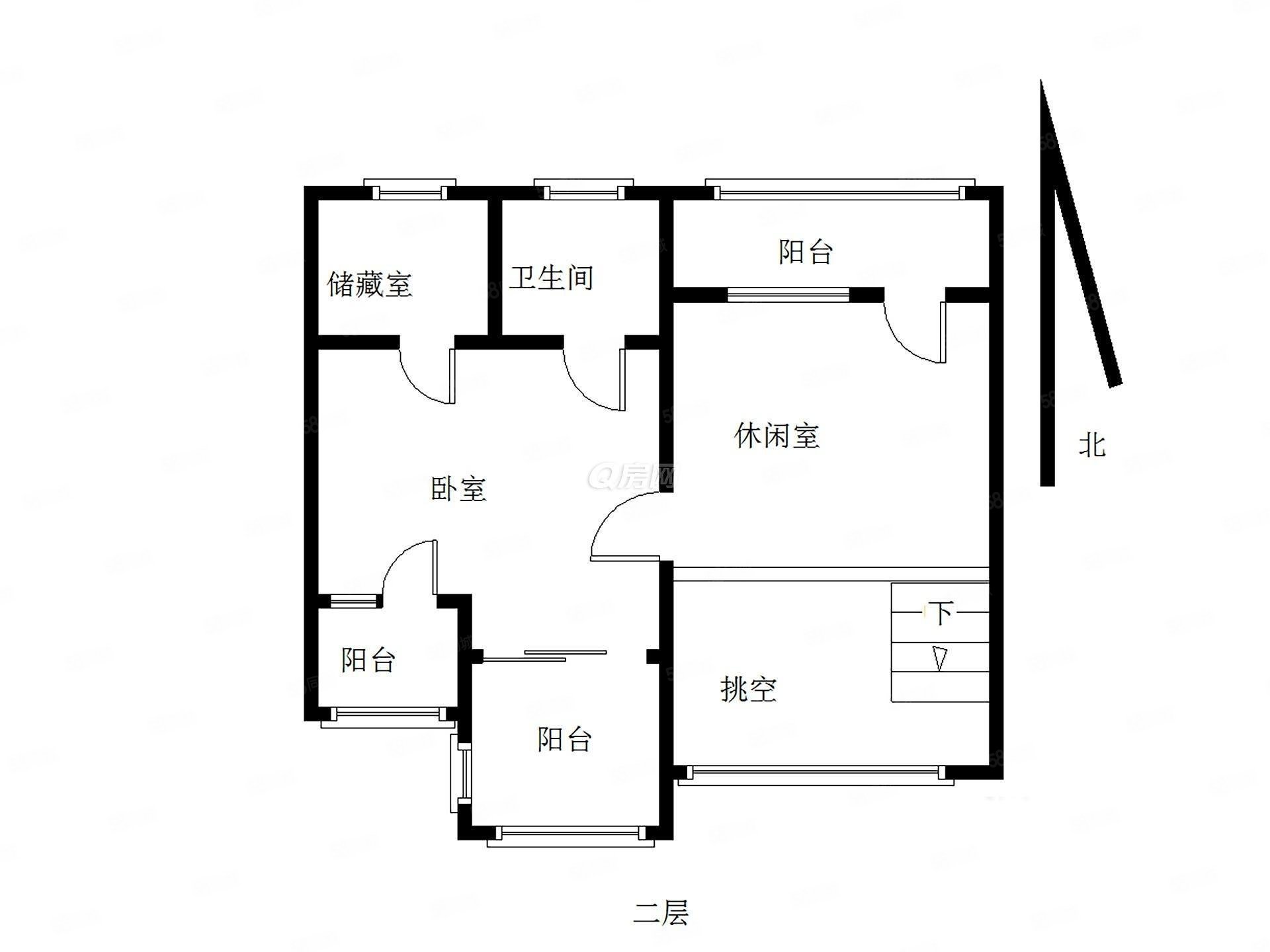 建飞花园(四期)4室2厅3卫146㎡南北678万