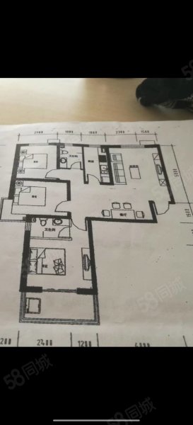 溪园香水岸1室2厅1卫77.6㎡南41万