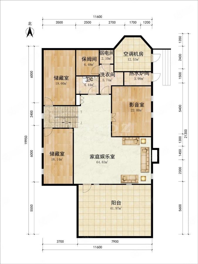 清錦源7室5廳6衛(wèi)522㎡南北4500萬