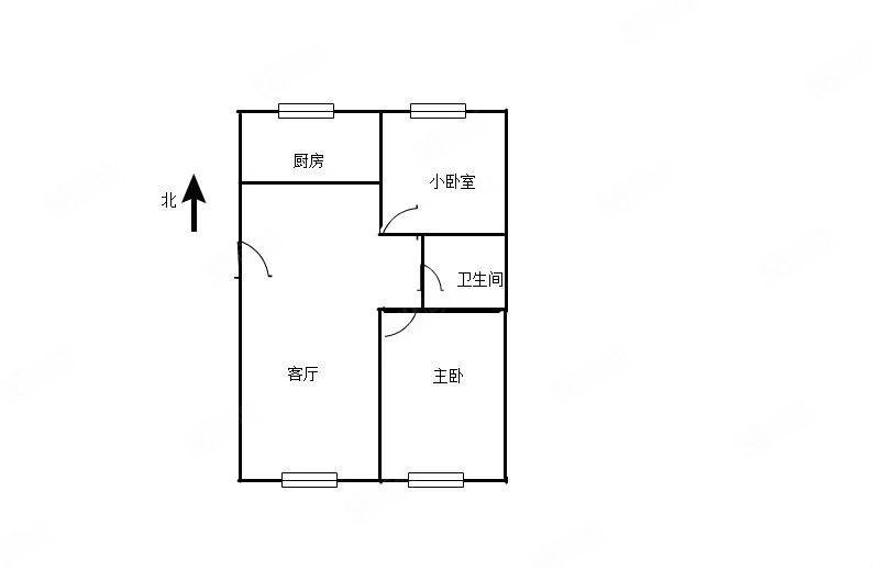 中惠紫金城1室1厅1卫44.21㎡西33万