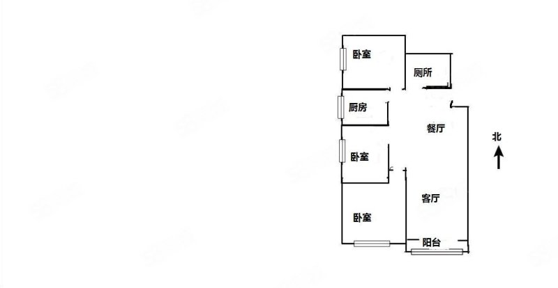 七金苑3室2厅1卫115.08㎡南北119万