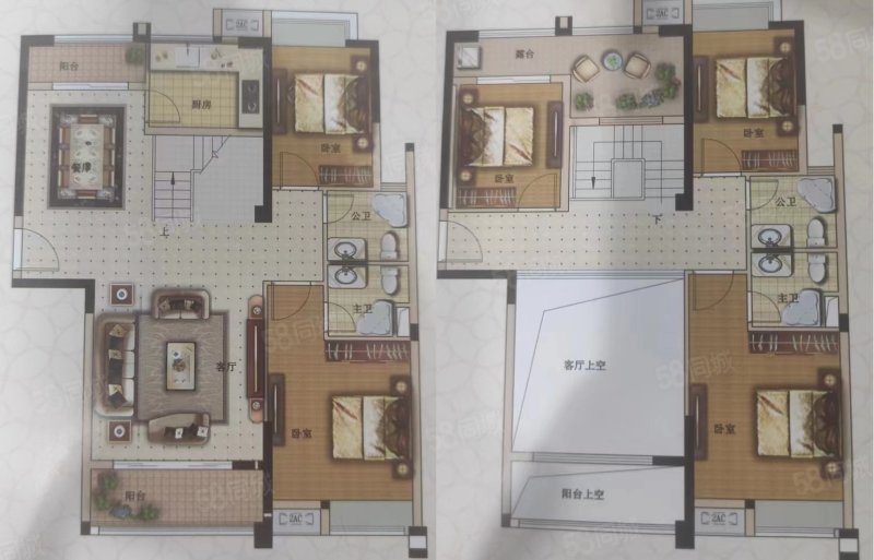 锦德张园5室2厅4卫187.48㎡南145.6万