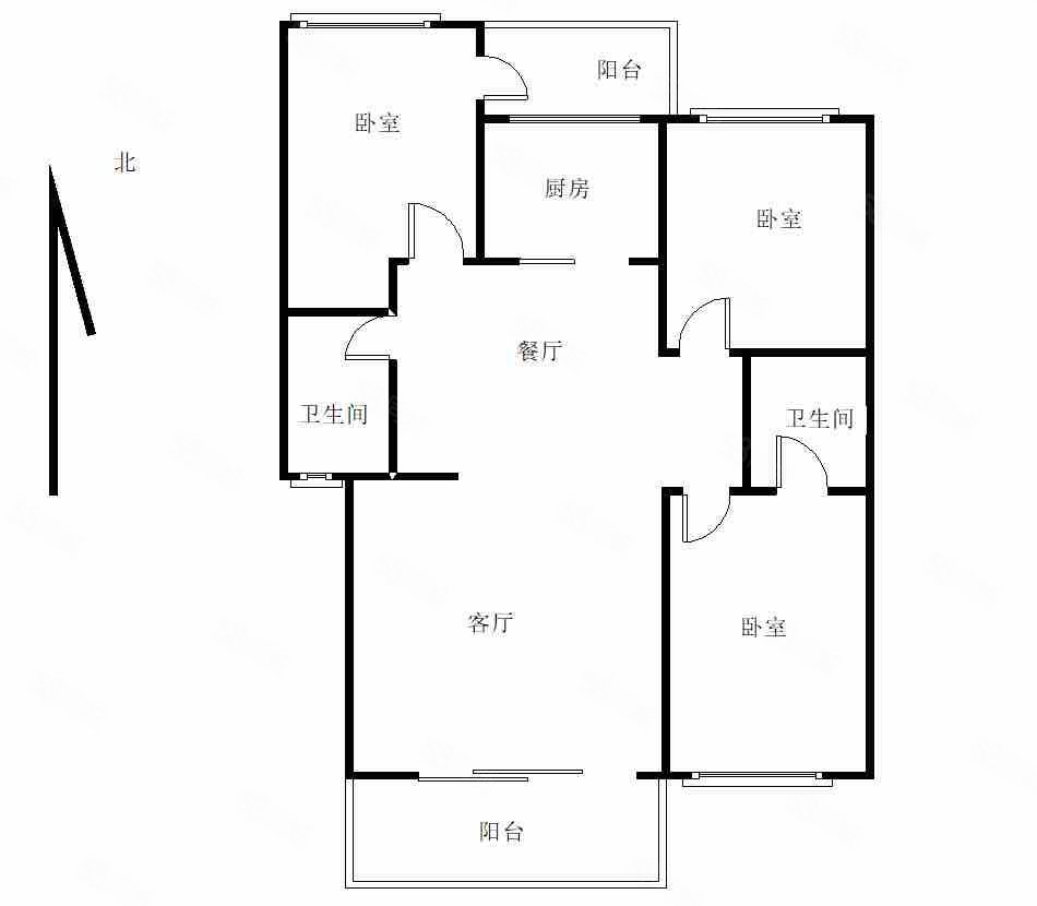 荣发新村3室2厅2卫128.8㎡南165万