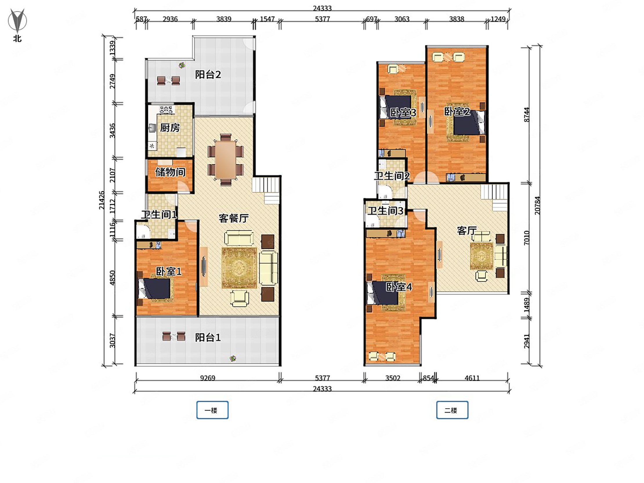 星河丹堤b区,小高层复式出售