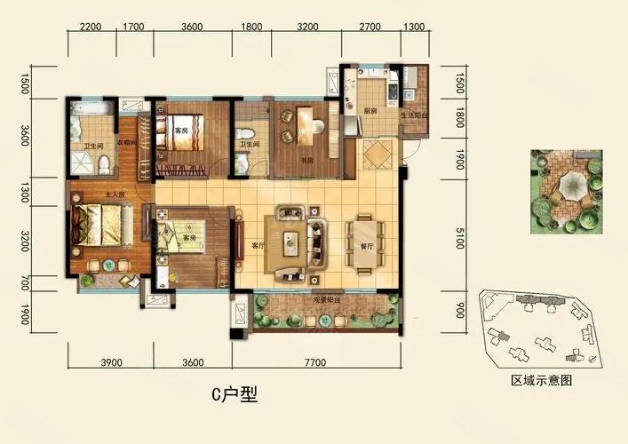 逸景湾3室2厅2卫112㎡南北85万