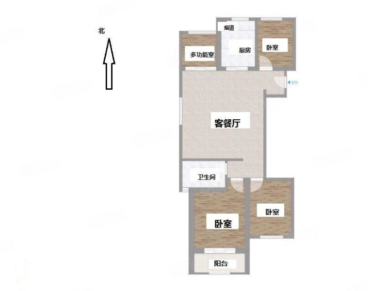 恒大正承世家3室2厅1卫127㎡南71万