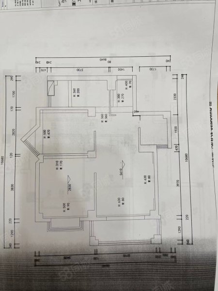 忠仑花园2室2厅1卫78.35㎡南北350万